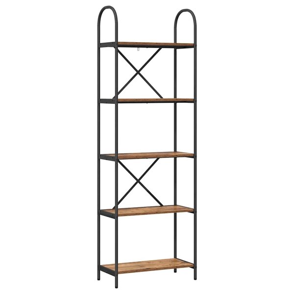 vidaXL Étagère Bois ancien 60 x 30 x 183 cm Bois d'ingénierie