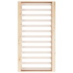 vidaXL Cadre de lit sans matelas 120x190 cm Petit double Bois massif