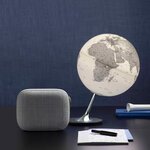 Globe terrestre lumineux Anglo Ø 25 cm - Chrome