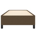 vidaXL Cadre de lit Marron foncé 80x200 cm Tissu