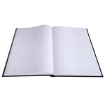 Registre 340x225 Quadrillé 300 Pages Foliotées - Noir Toilé - Le Dauphin