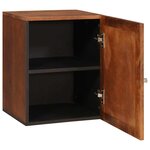 vidaXL Cabinet de salle de bain avec étagère Marron 38 x 33 5 x 48 cm
