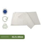 Pack and Move - Lot 100 feuilles papier de soie - 32 5 x 60 cm - Blanc - Emballage cadeau décoration anniversaire mariage