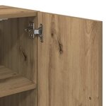 vidaXL Armoire murale chêne artisanal 60x31x60 cm bois d'ingénierie