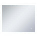 vidaXL Miroir mural à LED de salle de bain et capteur tactile 60x50 cm