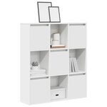 vidaXL Bibliothèque blanc 89x24x101 5 cm bois d'ingénierie