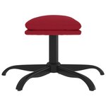vidaXL Repose-pied Rouge bordeaux 60x60x36 cm Velours