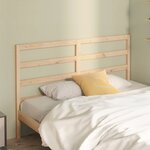 vidaXL Tête de lit 126x4x100 cm Bois massif de pin