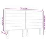 vidaXL Tête de lit LED Design Lignes Bleues 80 cm Tissu