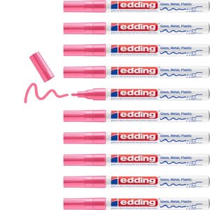 Marqueur Peinture brillante 751 rose 1-2 mm x 10 EDDING