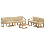vidaXL Ensemble de canapés d'extérieur 7 pc
