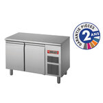 Soubassement réfrigéré positif inox - 140 l - baron -  - acier inoxydable2pleine 1200