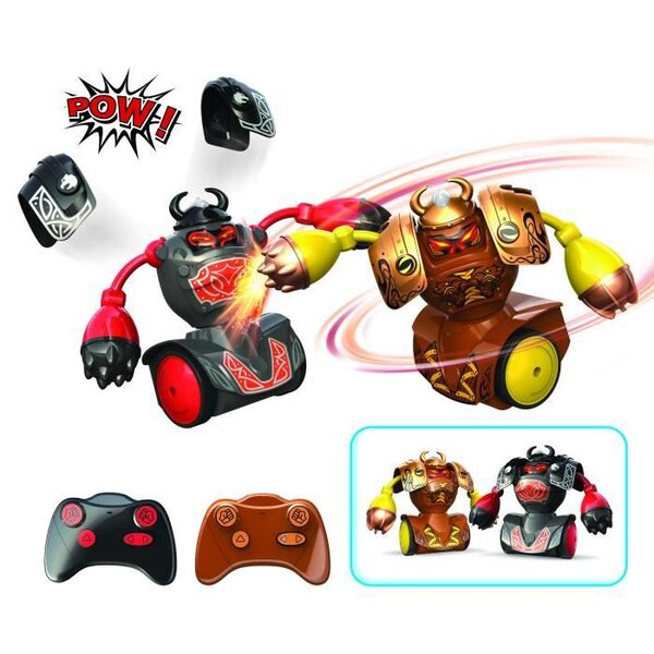 YCOO by Silverlit Robot Boxeur Kombat Viking Bi Pack Radiocommandé - 88059 - 14 cm Pack 2 robots