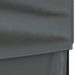 vidaXL Tente de réception pliable avec parois Anthracite 3x3 m