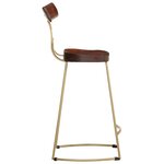 vidaXL Tabourets de bar lot de 2 49x43x88 cm bois de manguier massif