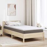 vidaXL Coussins de Matelas Blanc 90 x 190 cm Polyester sans colle