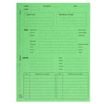 Paquet 25 chemises Avocat Imprimées Procédure 265g Vert x 5 EXACOMPTA