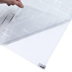 vidaXL Films pour fenêtre 4 Pièces dépoli motif d'étoiles PVC