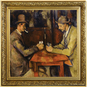 Monnaie CARD PLAYERS Paul Cezanne Treasures of World Painting 1 Oz Argent 1$ Niue 2026