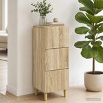 vidaXL Armoire à tiroirs Chêne Sonoma 33 x 34 5 x 90 cm