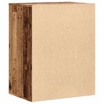 vidaXL Commode d'angle vieux bois 60x41x76 cm bois d'ingénierie