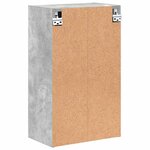 vidaXL Cabinet de salle de bain Gris béton 39 x 23.5 x 65 cm