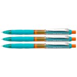 Porte-mines Q-Erase 0 5 mm menthe/orange x 3 PENTEL