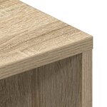 vidaXL Meuble TV Chêne sonoma 100 x 40 x 40 cm Aggloméré