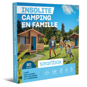 SMARTBOX - Coffret Cadeau Insolite - Camping en famille -  Séjour