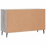vidaXL Buffet sonoma gris 100x36x60 cm bois d'ingénierie