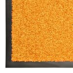 vidaXL Paillasson lavable Orange 60x90 cm