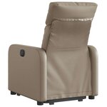 vidaXL Fauteuil inclinable Cappuccino Similicuir