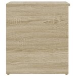 vidaXL Coffre de rangement Chêne sonoma 84x42x46 cm Bois d'ingénierie