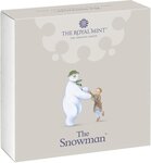 Pièce de monnaie en Argent 50 Pence g 8 Millésime 2023 Winter Tale Snowman SNOWMAN