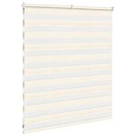 vidaXL Store zèbre beige marbré largeur du tissu 125 9 cm polyester