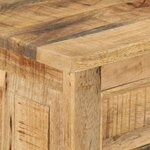 vidaXL Armoire à chaussures 4 niveaux avec tiroir Bois manguier brut