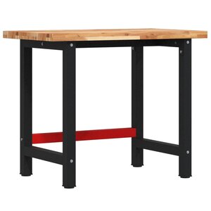 vidaXL Établi 100x60x83 cm bois massif d'acacia rectangulaire