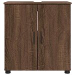 vidaXL Cabinet de salle de bain Chêne marron 61 x 35 x 64 cm
