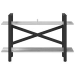 vidaXL Étagère Gris Sonoma 100 x 33 5 x 64 cm Bois d'ingénierie