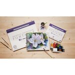 Fontaine bloc collé 4 côtés 25F 18x24cm 300g grain demi-satiné - CLAIREFONTAINE