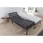 Ensemble matelas + sommier relaxation électrique- 2 x 80 x 200 cm - Matelas ressorts ensachés