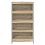 vidaXL Bibliothèque 2 Pièces Sonoma 80 x 30 x 155 cm Bois d'ingénierie