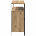 vidaXL Buffet Chêne artisanal 100 x 35 x 80 cm Bois d'ingénierie