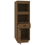 vidaXL Buffet haut Marron miel 34x40x108 5 cm Bois massif de pin