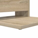 vidaXL Table d'appoint Chêne Sonoma 40 x 35 x 60 5 cm