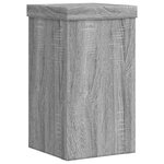 vidaXL Supports pour plantes 2 Pièces sonoma gris bois d'ingénierie