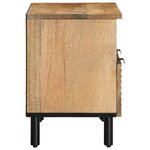 vidaXL Meuble TV marron 70x33x46 cm bois massif de manguier