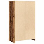 vidaXL Buffet haut vieux bois 60x35 5x103 5 cm bois d'ingénierie