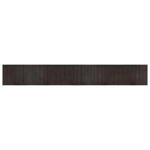 vidaXL Tapis rectangulaire marron foncé 70x500 cm bambou