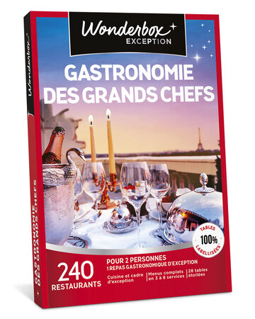 Coffret cadeau - WONDERBOX - Gastronomie des grands Chefs